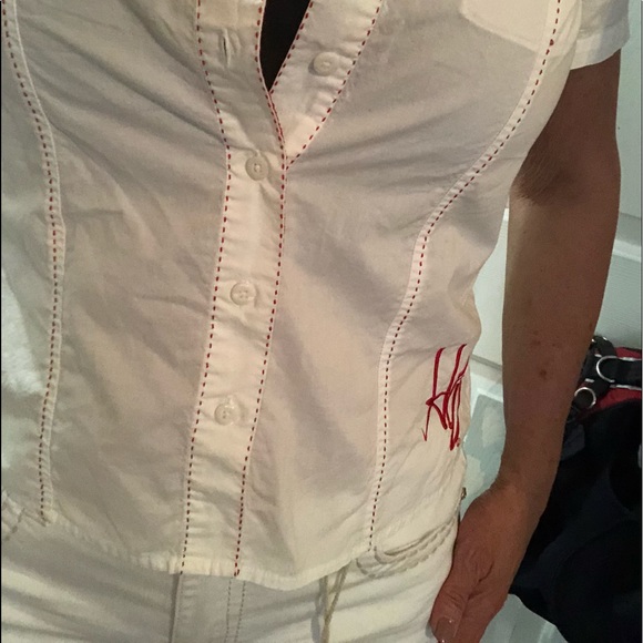 Harley Davidson RARE Limited Edition button down Mechanics style top! Worn 1x❤️ - Picture 15 of 16